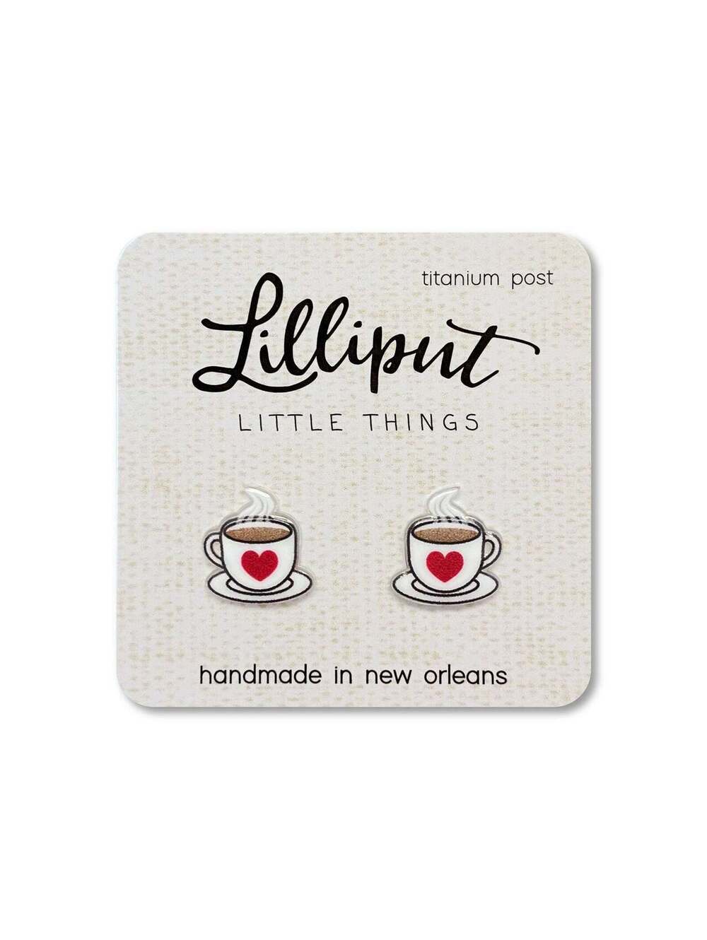 Lilliput Coffee Cup Earrings